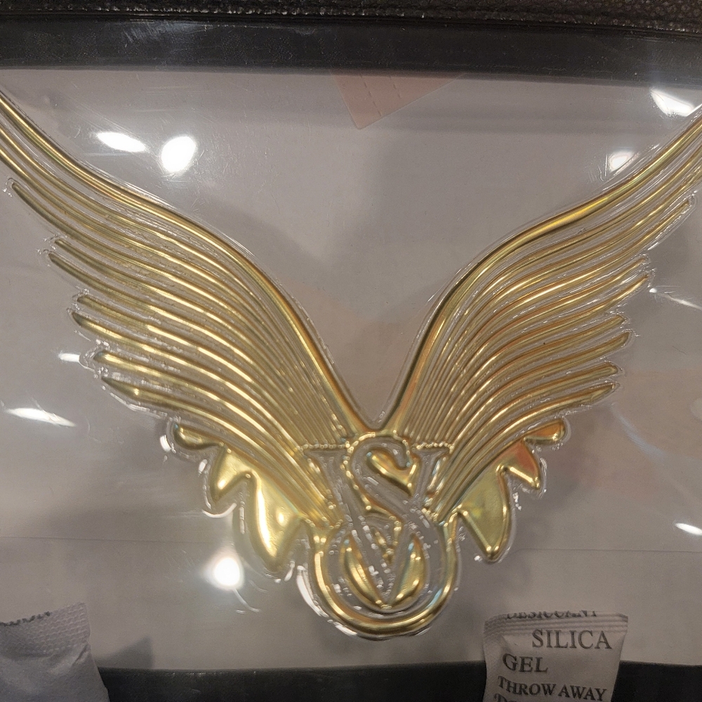 Victoria's Secret Black and Gold Winged Cosmetic Set - Picture 7 of 7